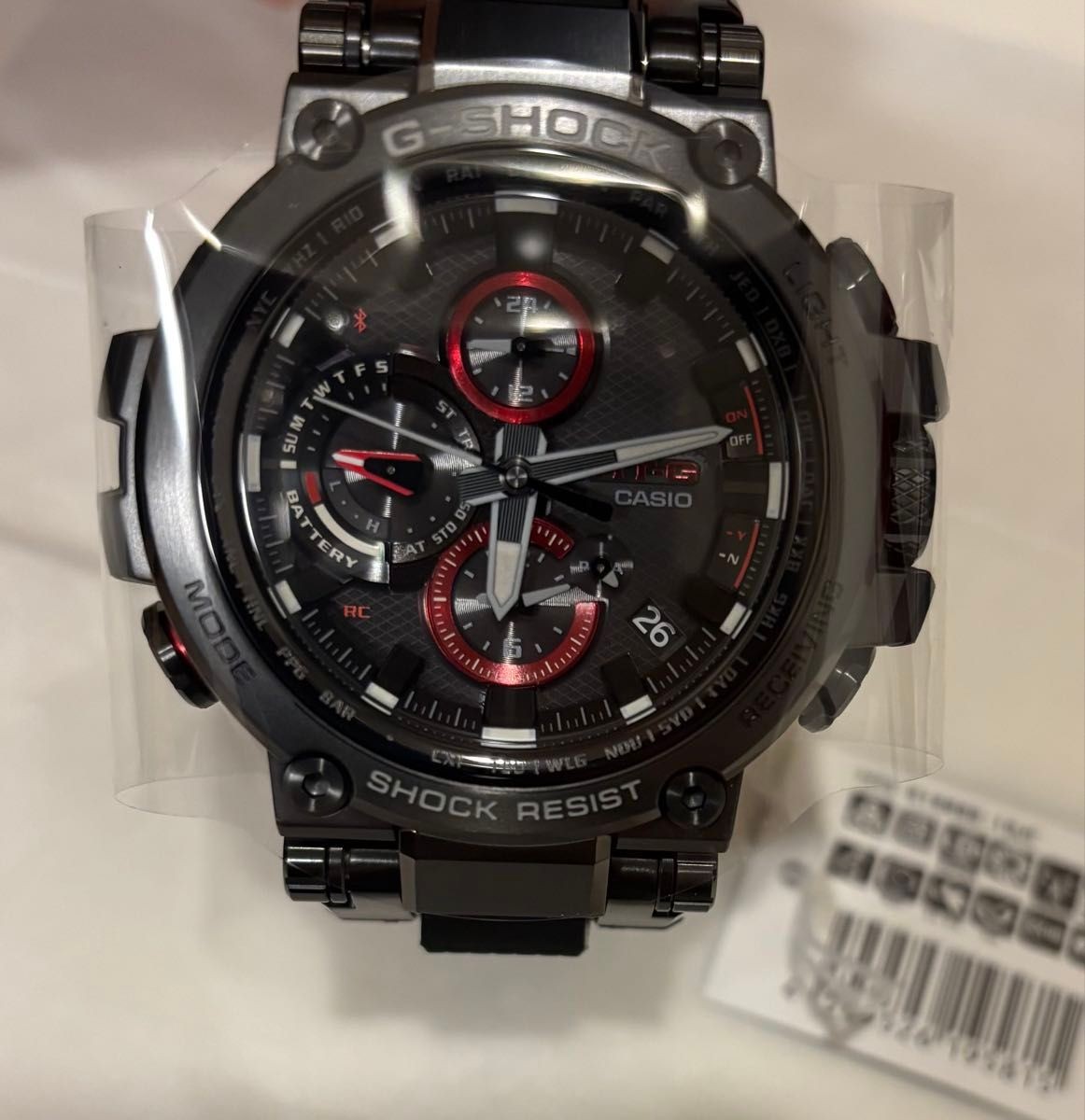 CASIO G-Shock 5544 radio solar MT G Casio MTG B1000B 1AJF with box manual and ce