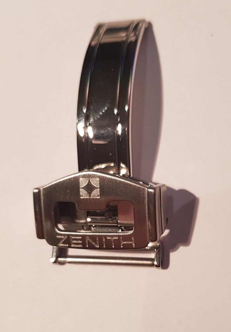 Zenith 18mm deployment clasp genuine Stainless Steel Unused