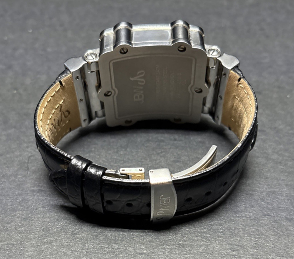 JBW Phantom 46mm Diamond Bezel Stainless Steel Chronograph Men’s Watch