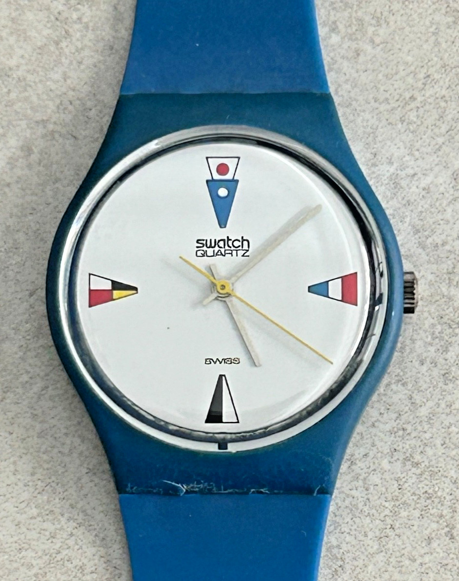 Swatch – 4 Flags – GZ100 – 1984 – Gent