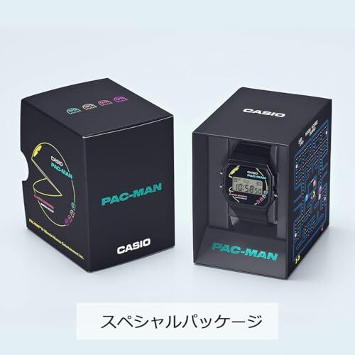 Casio watch PAC-MAN Collaboration Model F-91WPC-1AJR Men’s Black Pacman Pac