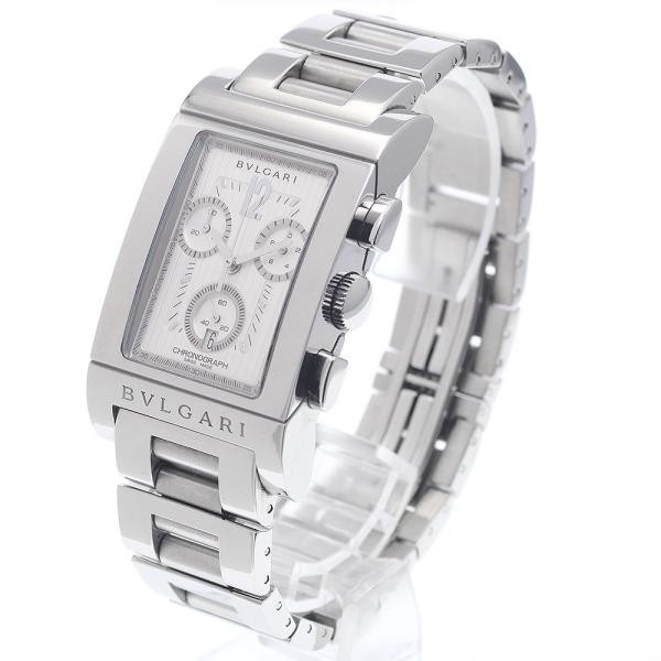Bvlgari Diagono RTC49S 29mm SS Silver Dial Quartz Watch #C10552