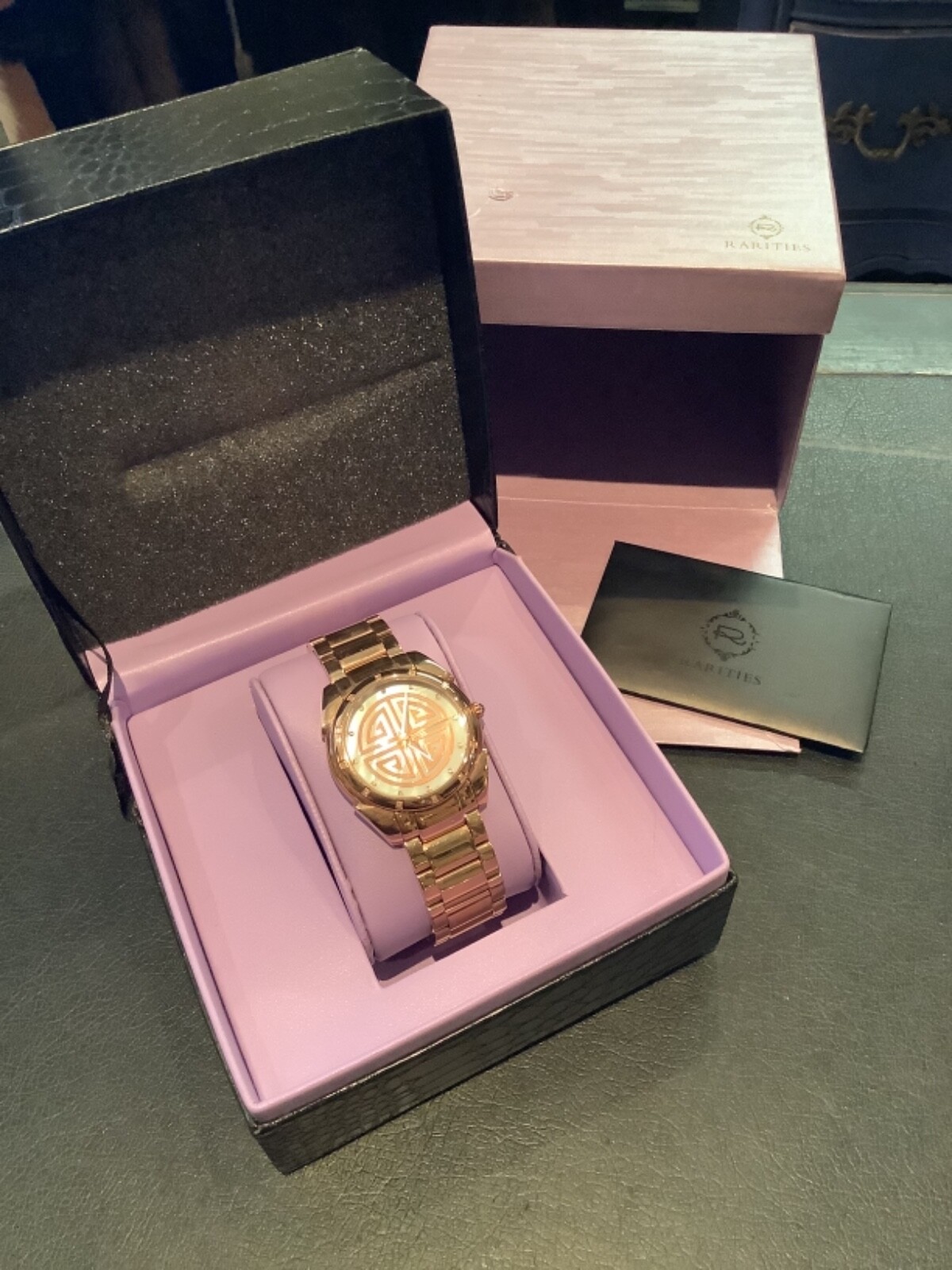 ORIGINAL BOX, CASE AUTHENTIC RARITIES LIMITED EDITION SWISS MADE WATCH NR