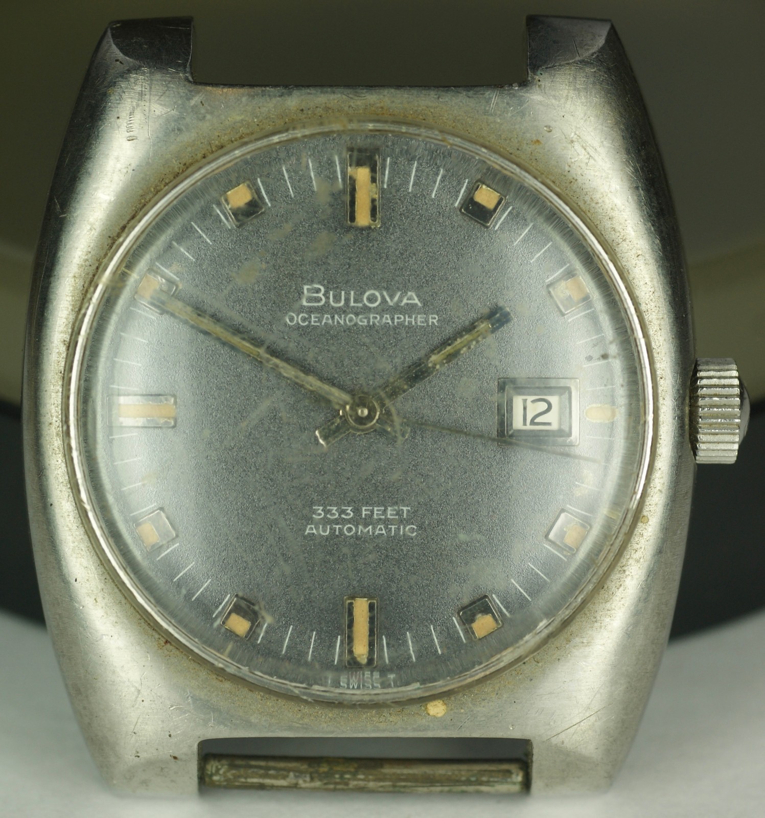 Vintage Bulova Oceanographer 333 Feet Automatic 11BLACD Swiss Watch Parts Repair
