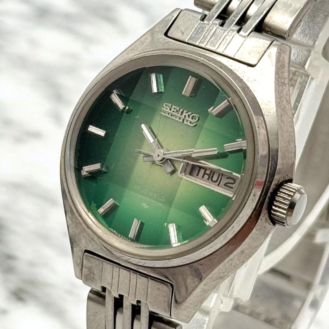 Seiko 2206-0300 Mechanical Automatic Analog Wristwatch Used