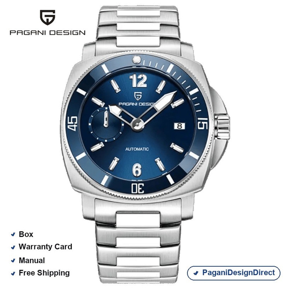 Pagani Design PD-1820 Blue Stainless Steel Automatic Men’s Watch