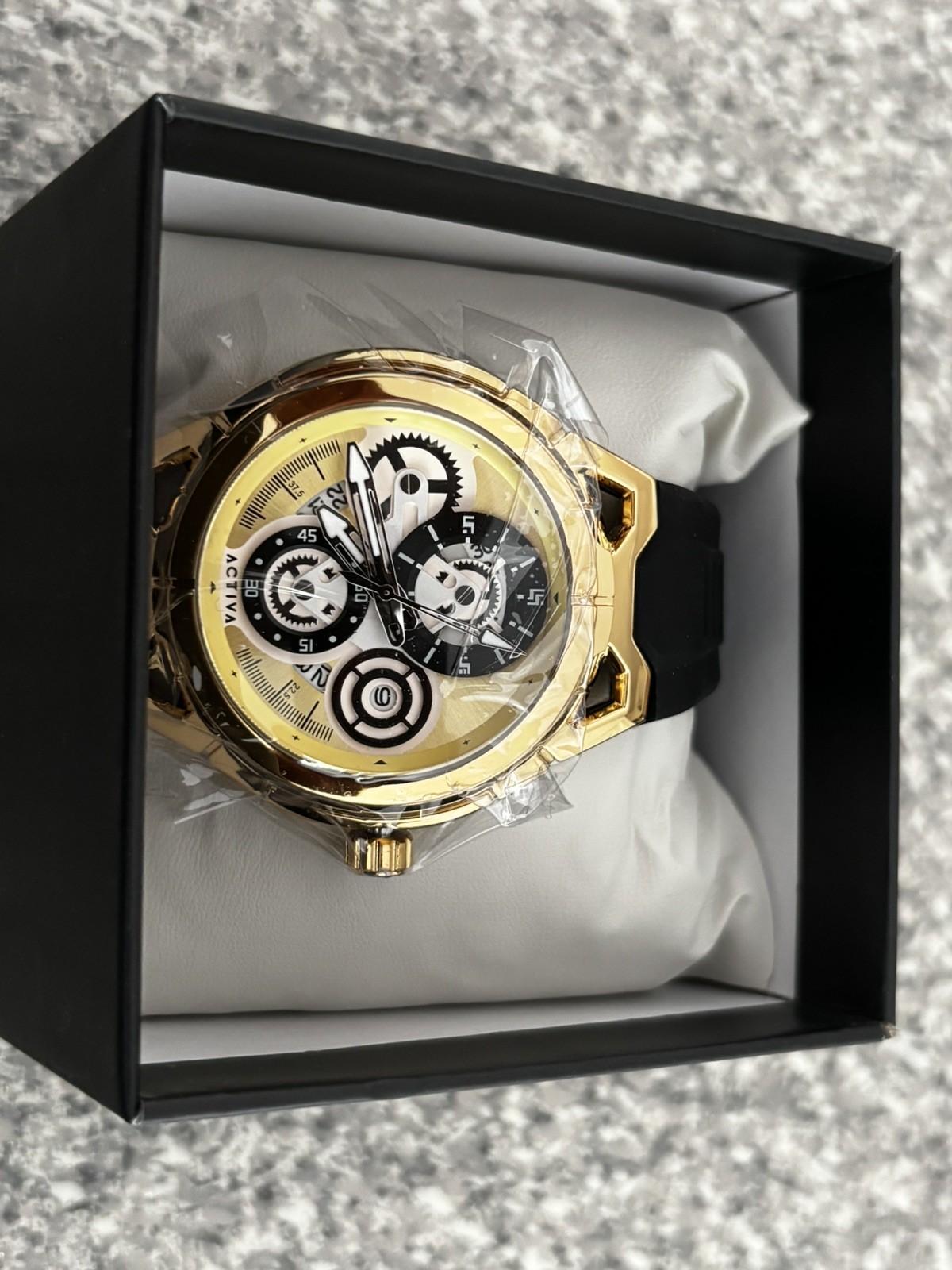 Activa Drift X Invicta Men’s Watch 44mm Gold Tone ACW9349-009