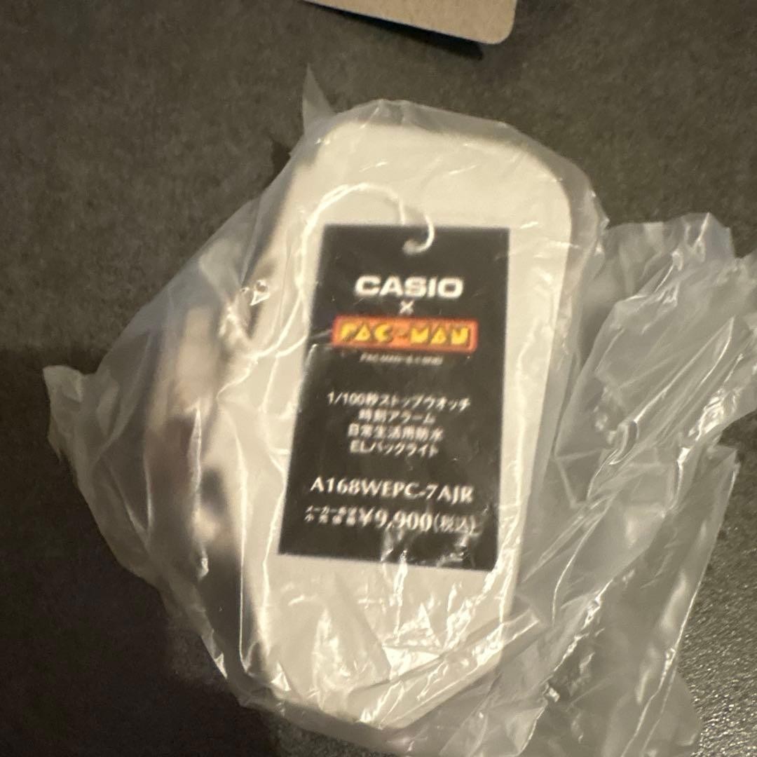 CASIO A168WEPC-7A Pacman Collaboration Digital Retro Square Unisex Metal Watch