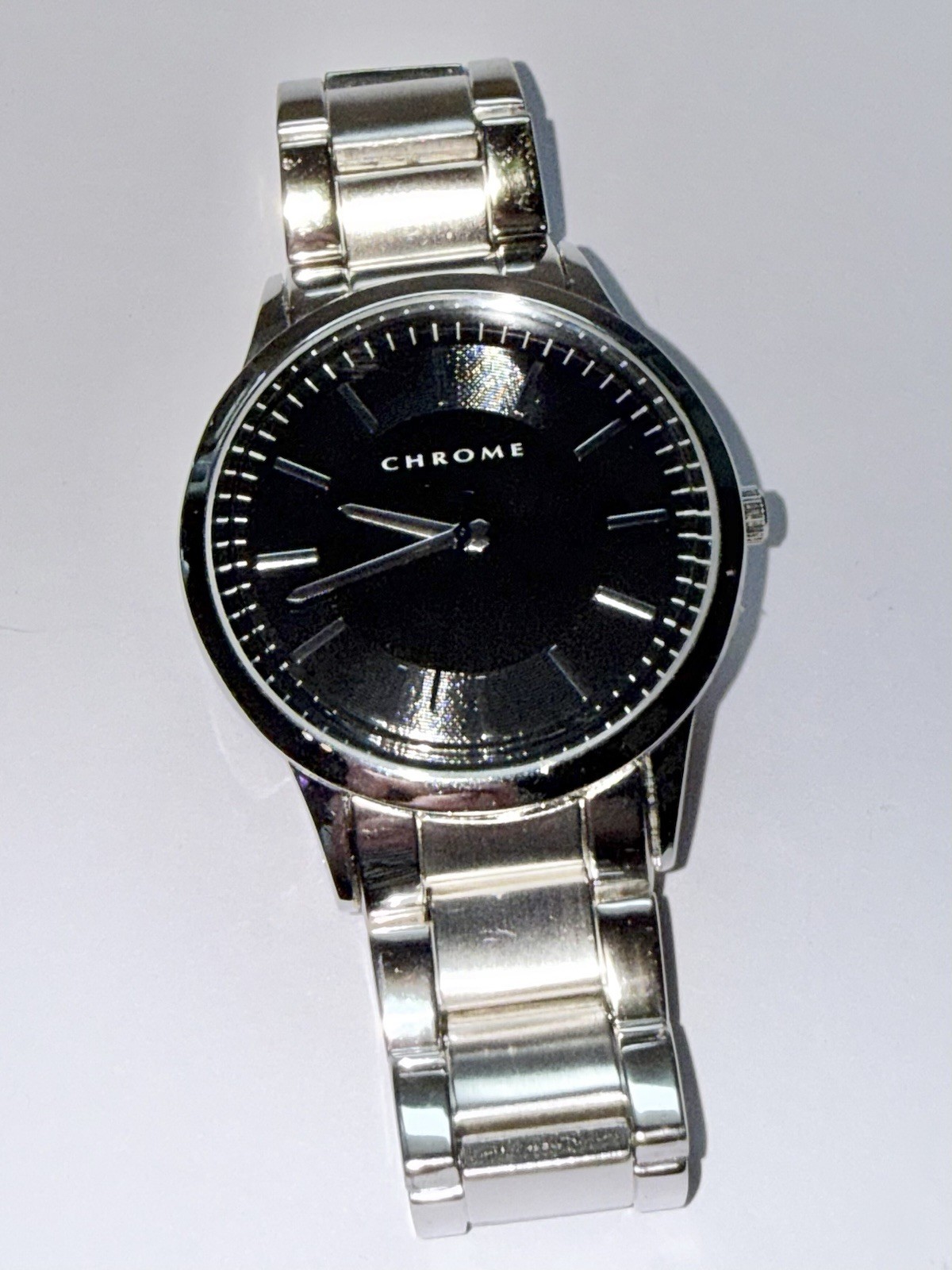CHROME Men’s Stainless Steel Wristwatch Untested CHO001M
