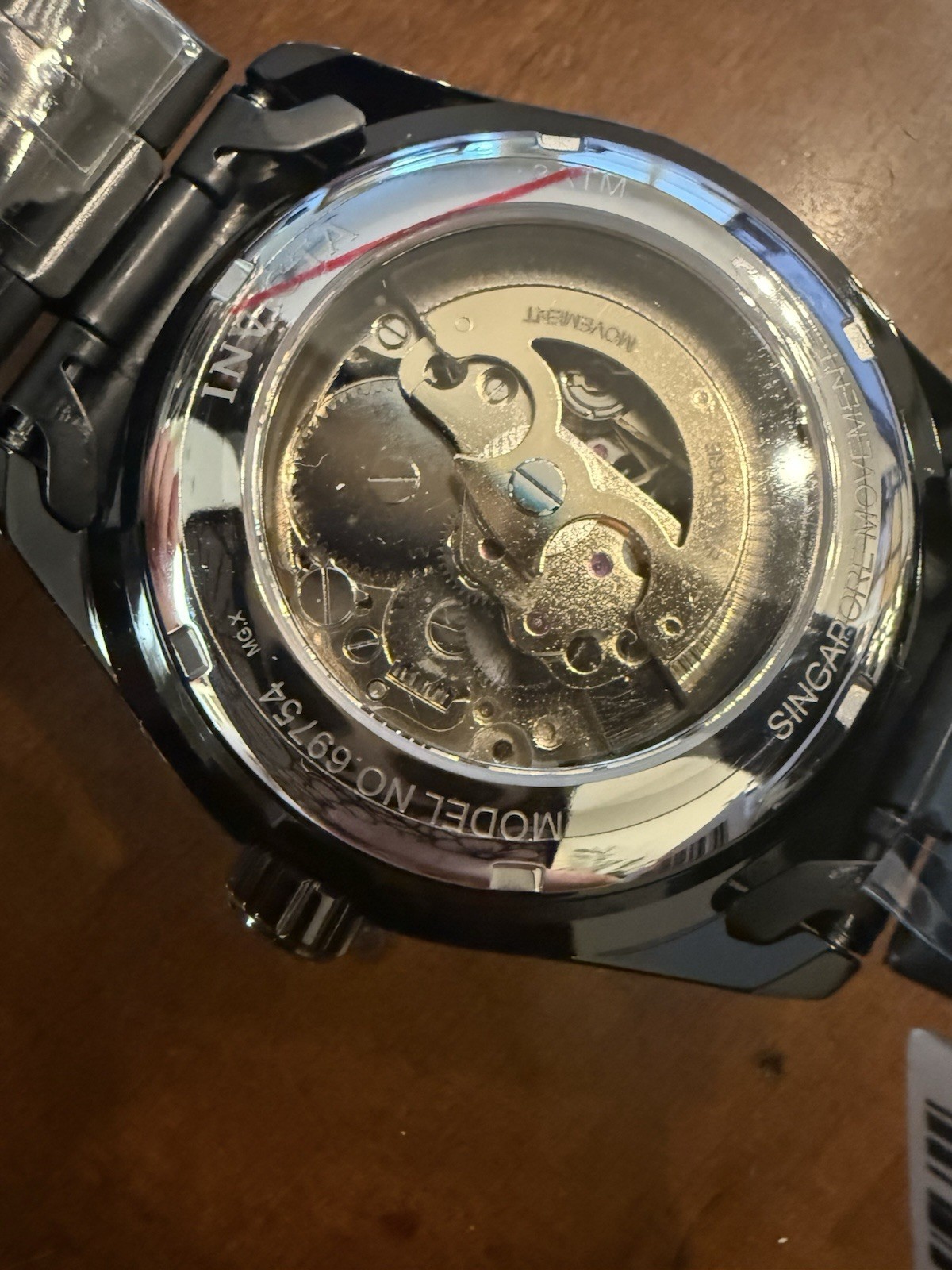 Invicta Objet D Art Automatic Men’s Watch w/ Skeleton Dial – (69754) Black
