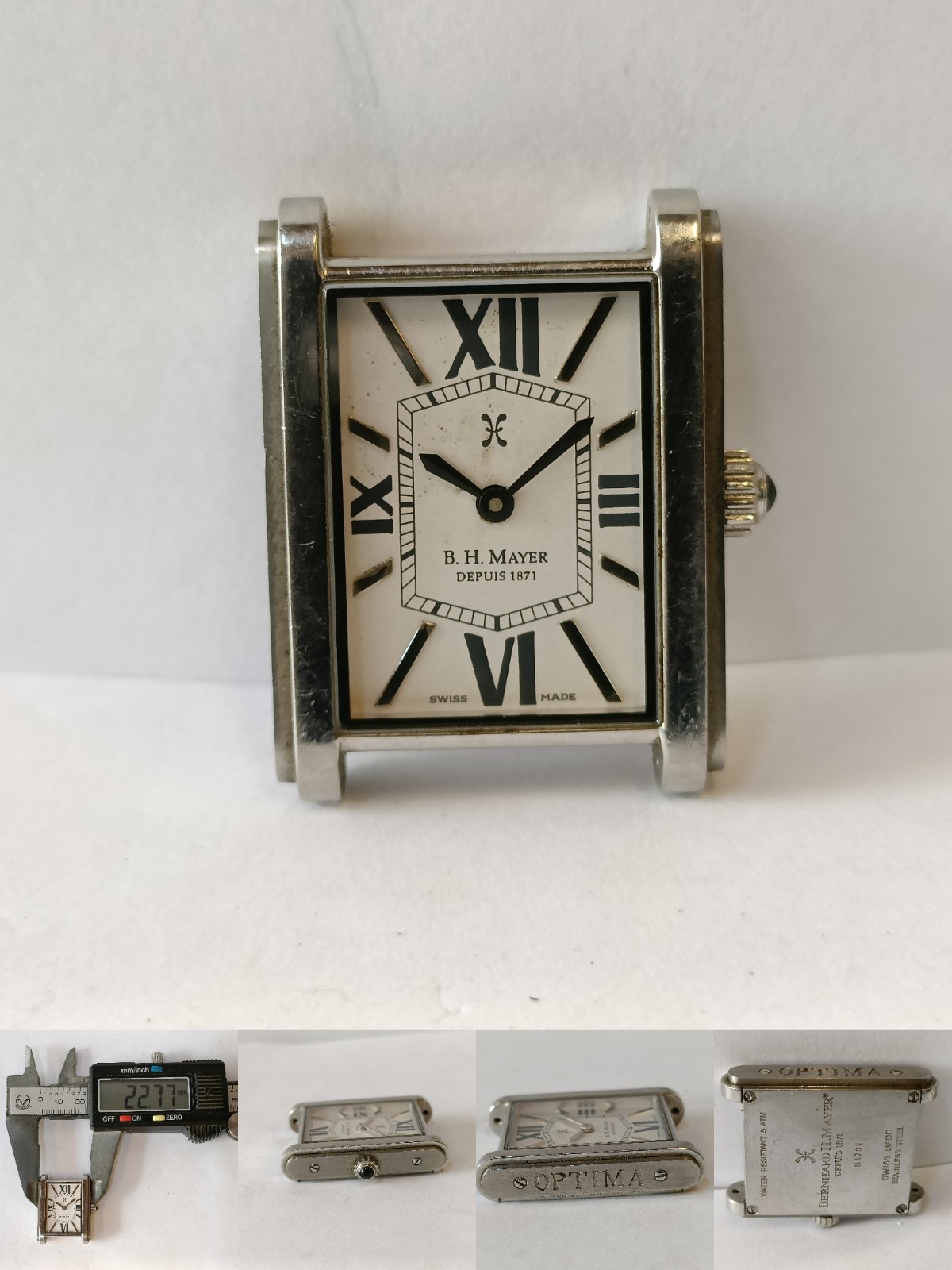 NOT WORKING REPAIR SPARE FOR PARTS BERNHARD H. MAYER DEPUIS 1871 SWISS WOMEN’S
