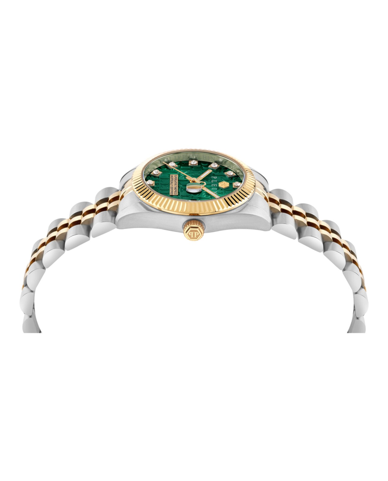 Philipp Plein Womens Two Tone 28mm Bracelet Fashion Watch