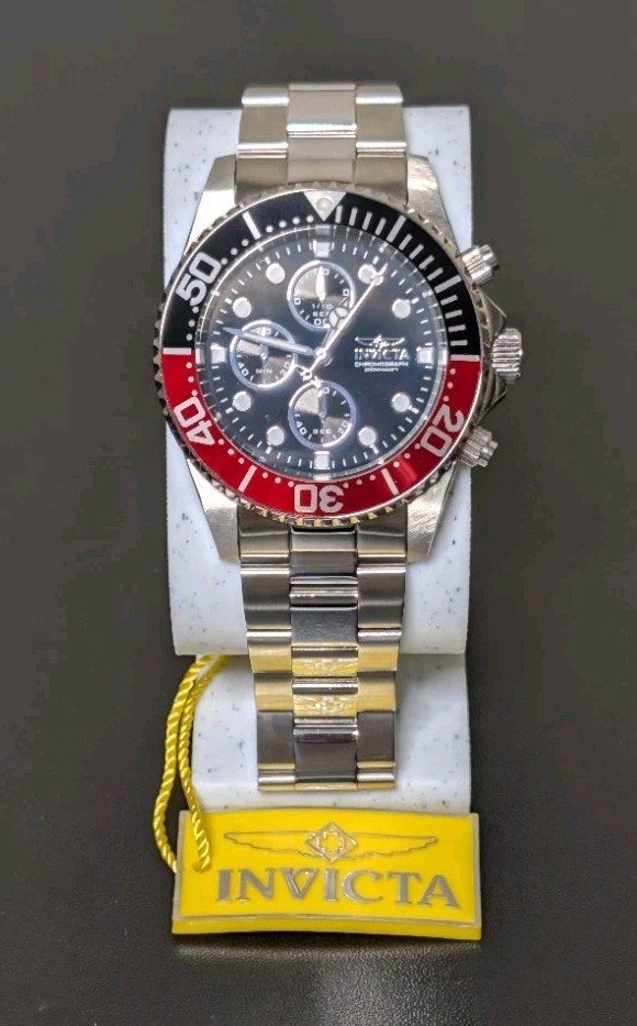 Invicta Pro Diver Chronograph Men’s Watch (Model 1770) – Coke Bezel