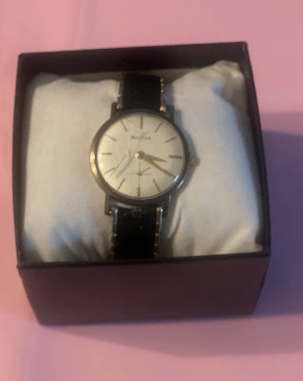 Bulova Vintage Men’s Manual Mechanical Dress Watch 34mm Silver Dial, Small Sec