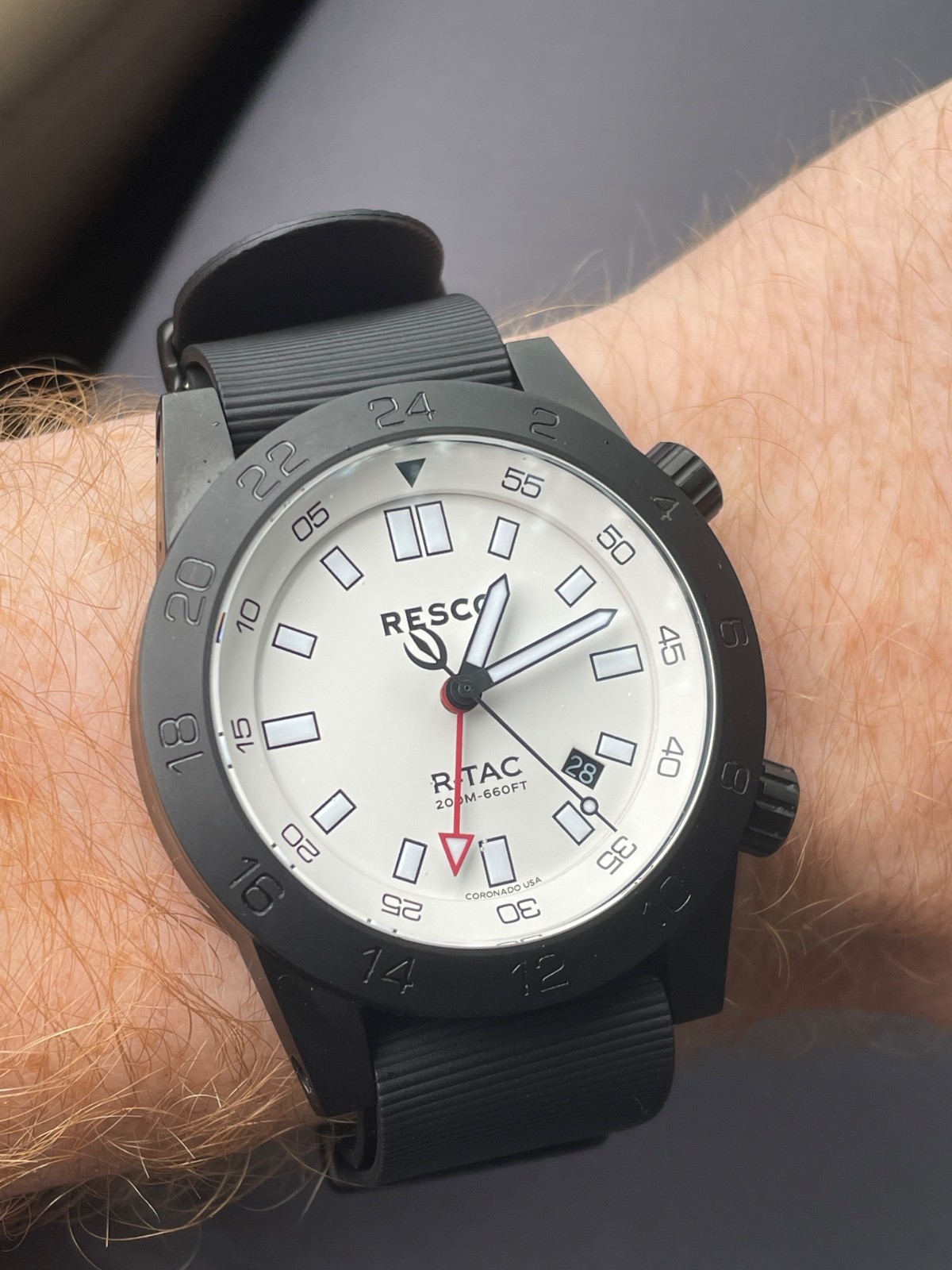 Resco Instruments RTAC custom 44mm GMT Swiss quartz