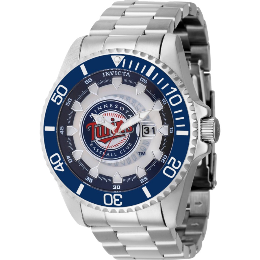 Invicta 43470 MLB Red and Silver and White and Blue Dial 47 mm Men’s Watch New