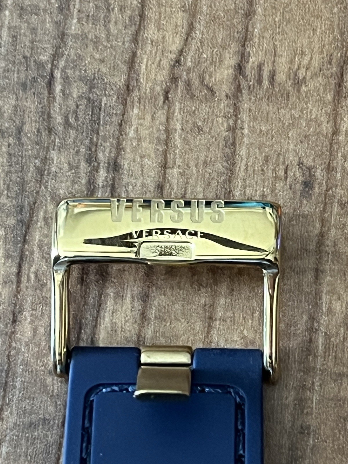 Versus by Versace Men’s SBA100015 GLOBE Quartz Blue Silicone NEW BATTERY *Wear