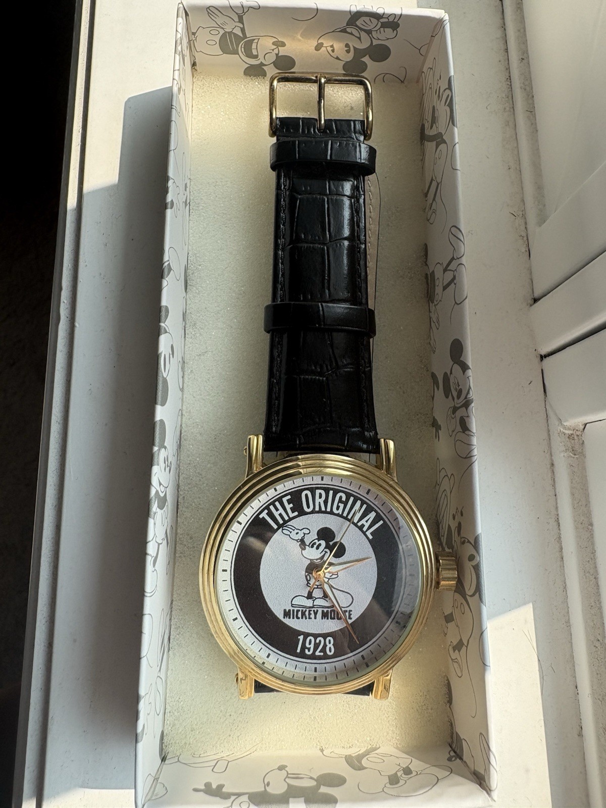 Disney Mickey Mouse 90th Anniversary Watch 1928 – Never Worn – Original Box