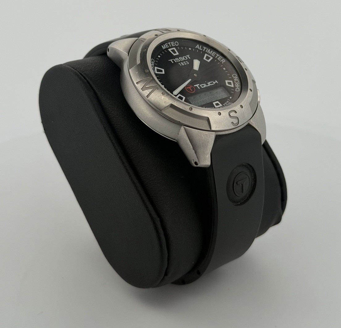 Tissot T-Touch Titanium Multifunction Watch Altimeter Compass Chronograph Swiss