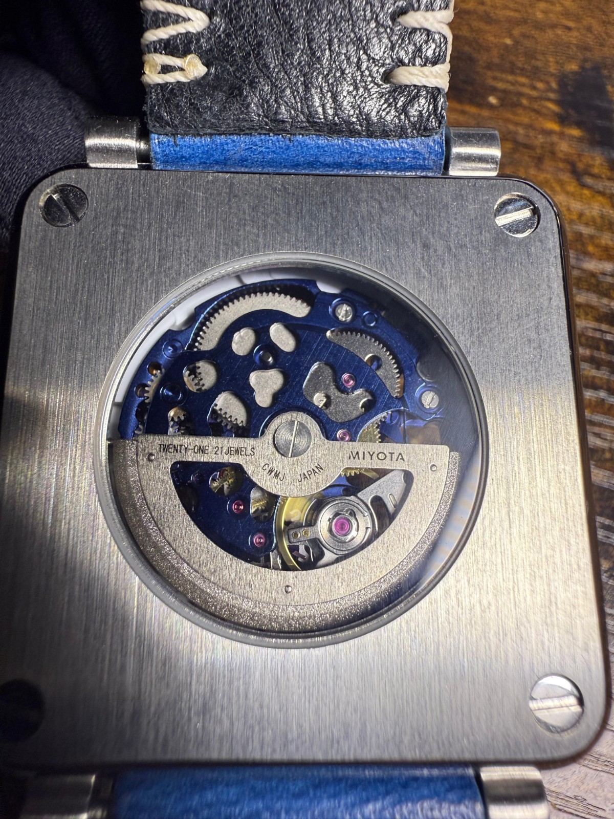Custom Skeleton Automatic Watch | Handmade Mod | Miyota 8N24 | Sapphire