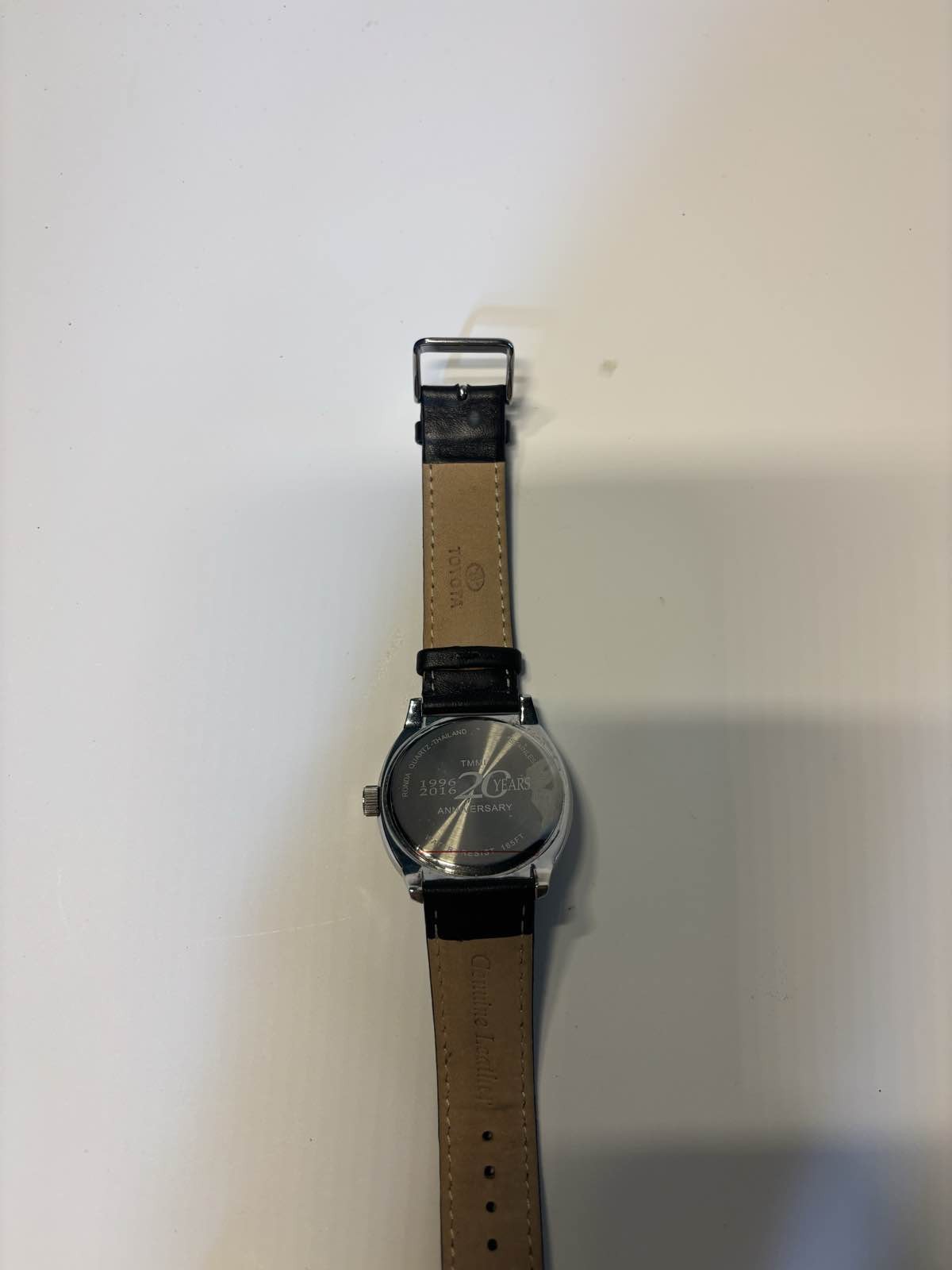 Toyota TMM 20th Anniversary Quartz Watch Black Leather