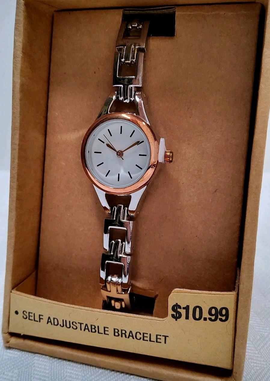 Target, Silver And Rose Gold Wrist Watch New, (109)
