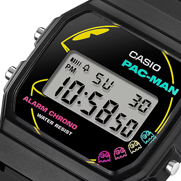 CASIO CLASSIC Pac-Man Collaboration Model with Biomass Plastic Band F-91WPC-1AJR