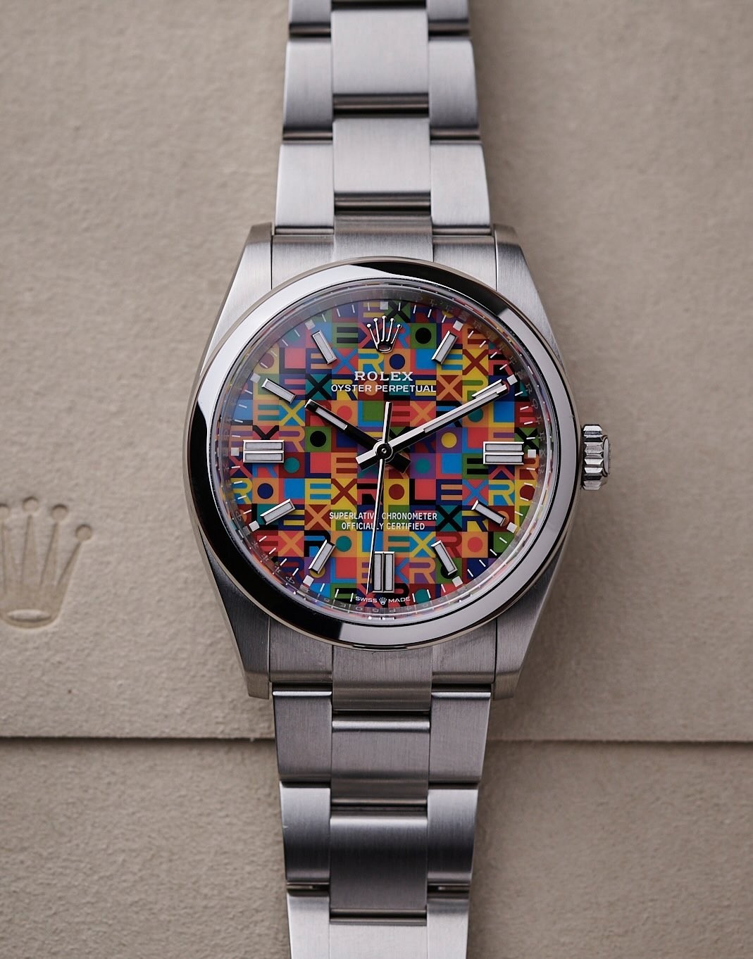 2026 New Rolex 36mm Oyster Perpetual – Reference 126000 – Jubilee Motif Dial.