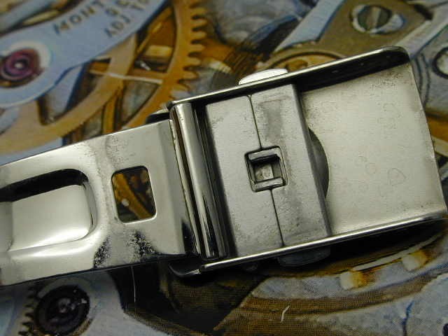 CITIZEN DOUBLE LOCKING FOLD OVER STAINLESS STEEL CLASP 18 MM