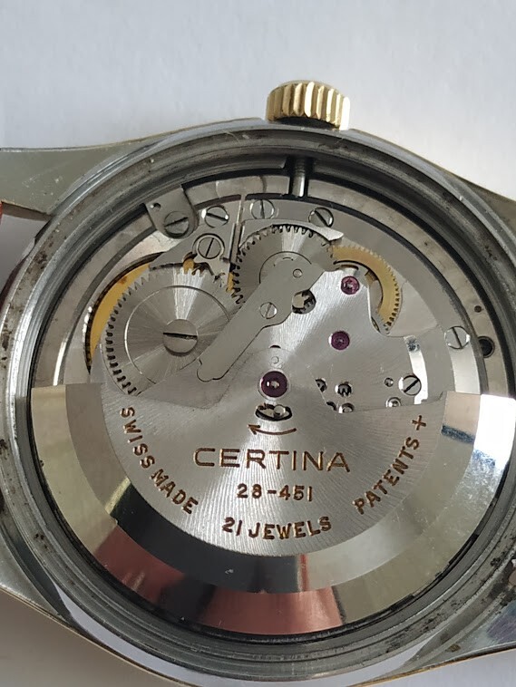 Certina automatic “Certidate” vintage 1960s watch