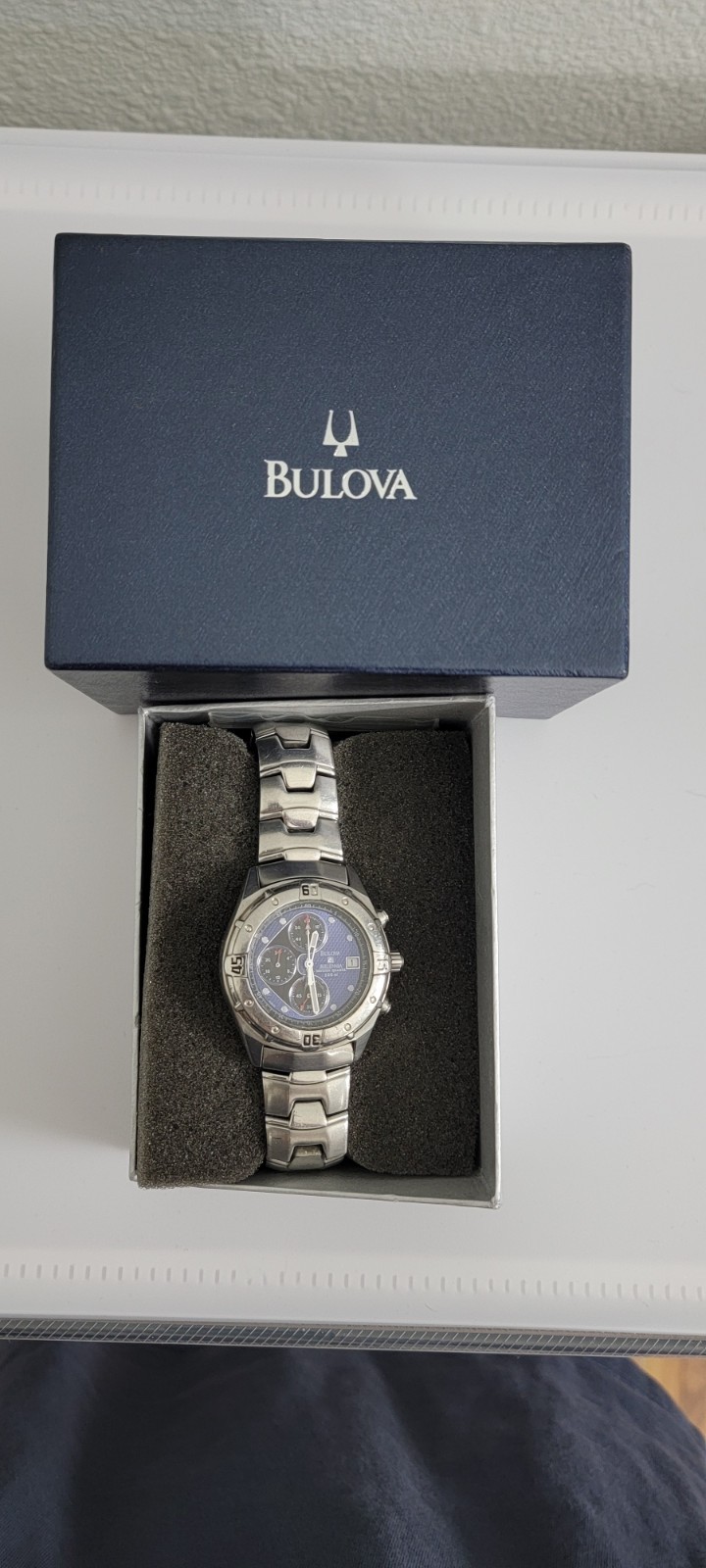 Bulova Men’s Millennia Motion Quartz Watch Two-Tone Steel Bracelet, Chronograph