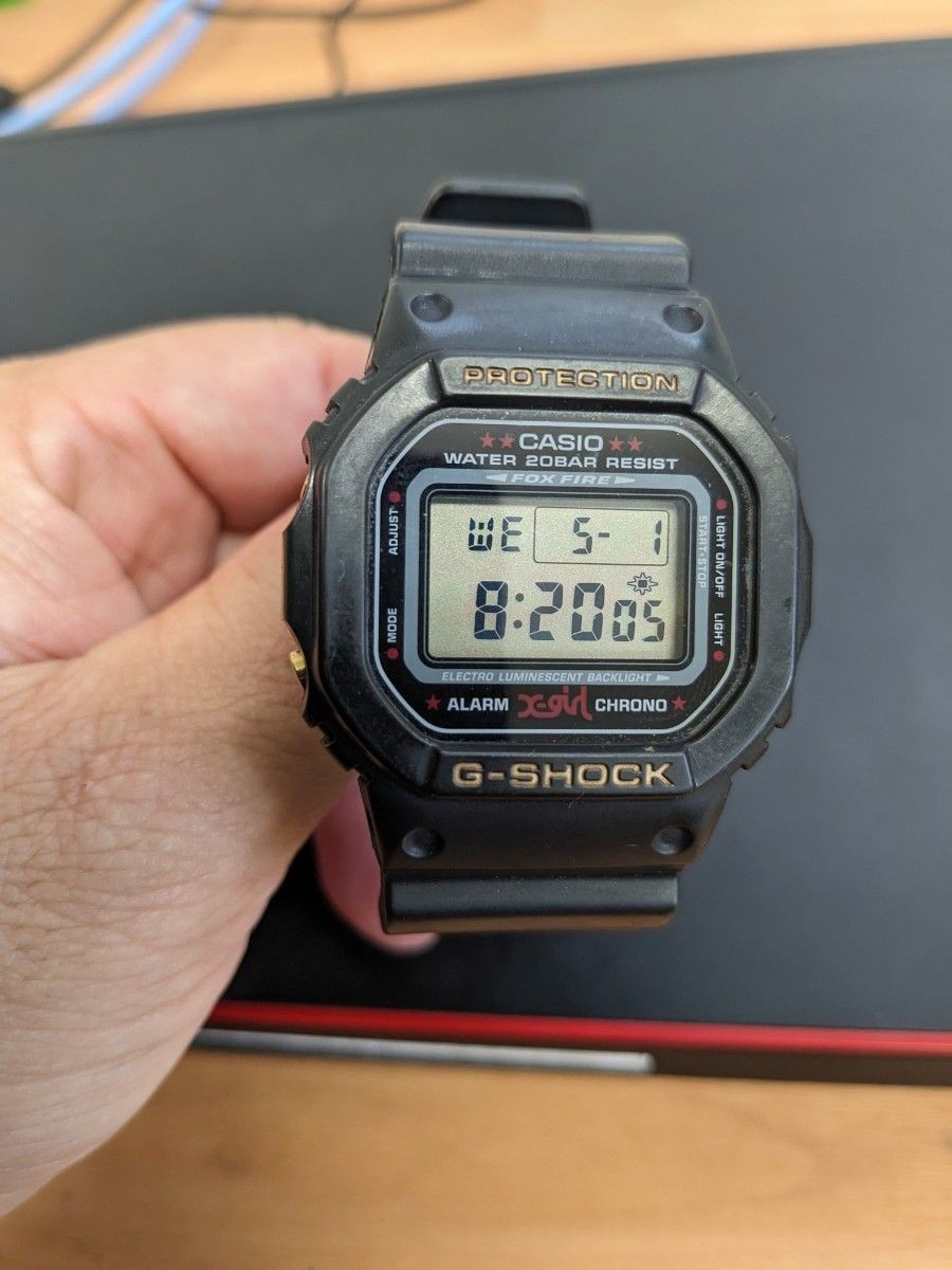 X girl G SHOCK collaboration