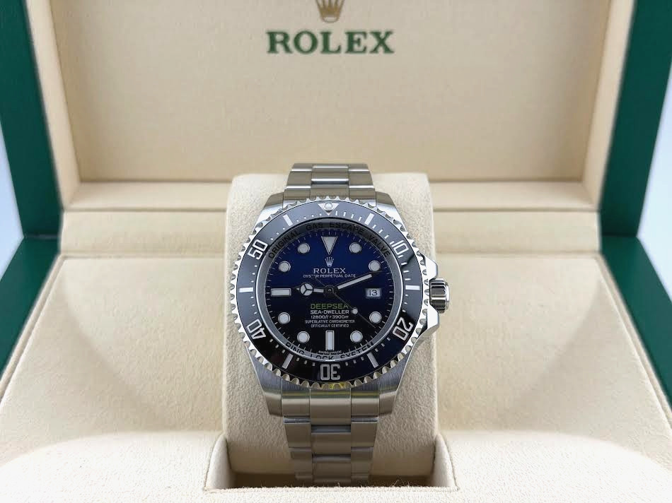 Rolex Sea Dweller Deepsea 116660 44mm James Cameron Blue Black Ceramic Steel Box