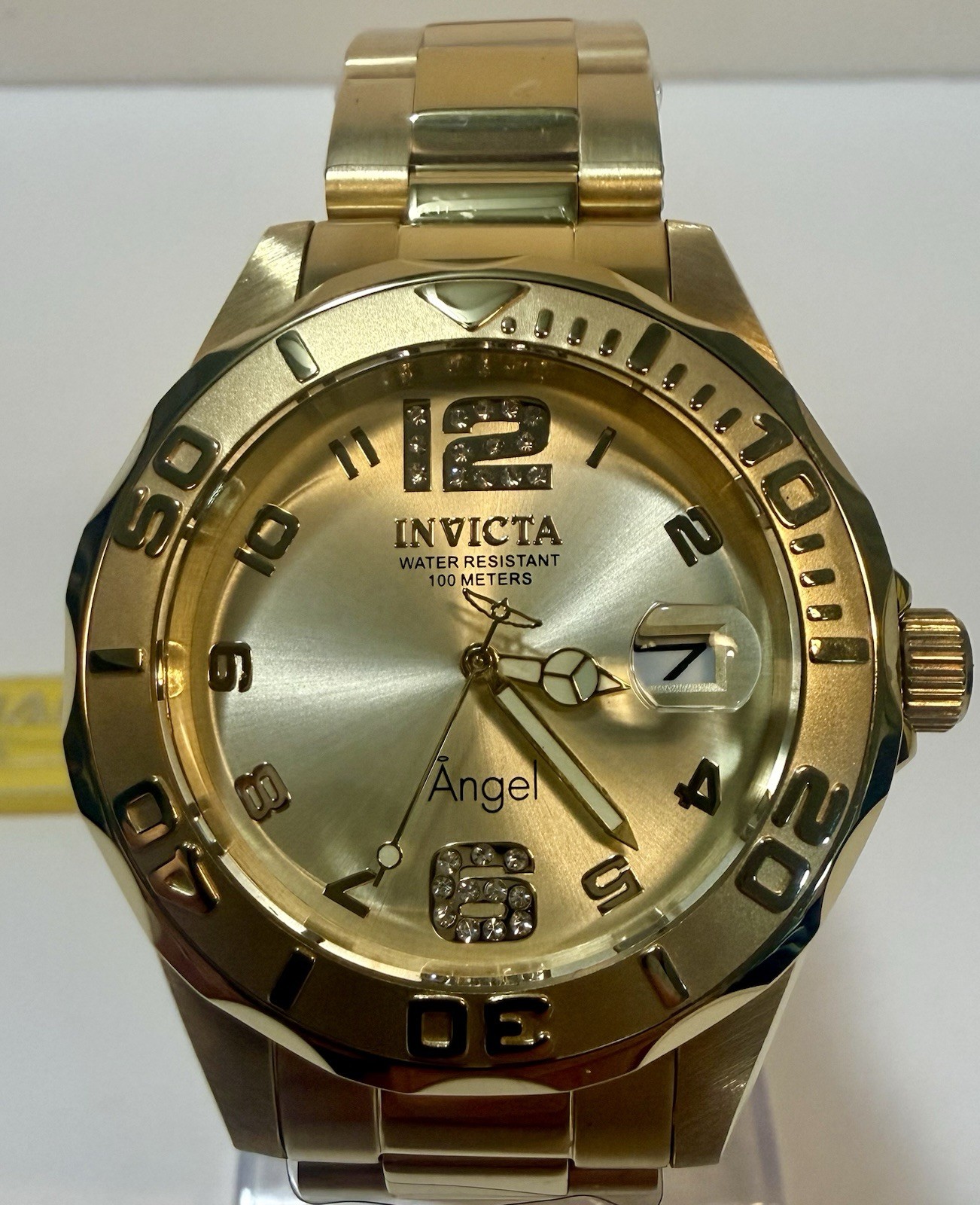Invicta Angel 28680 Women 38mm Gold Stainless Steel Quartz Dial Bracelet Watch