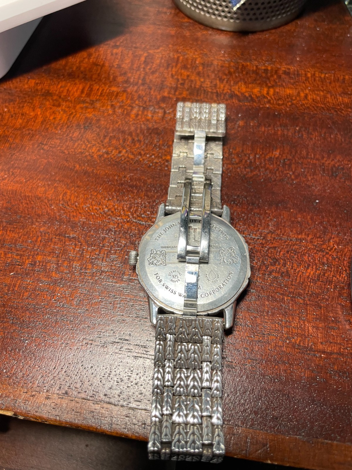 John Hardy Men’s Watch 4874 Deployment clasp & xtra links