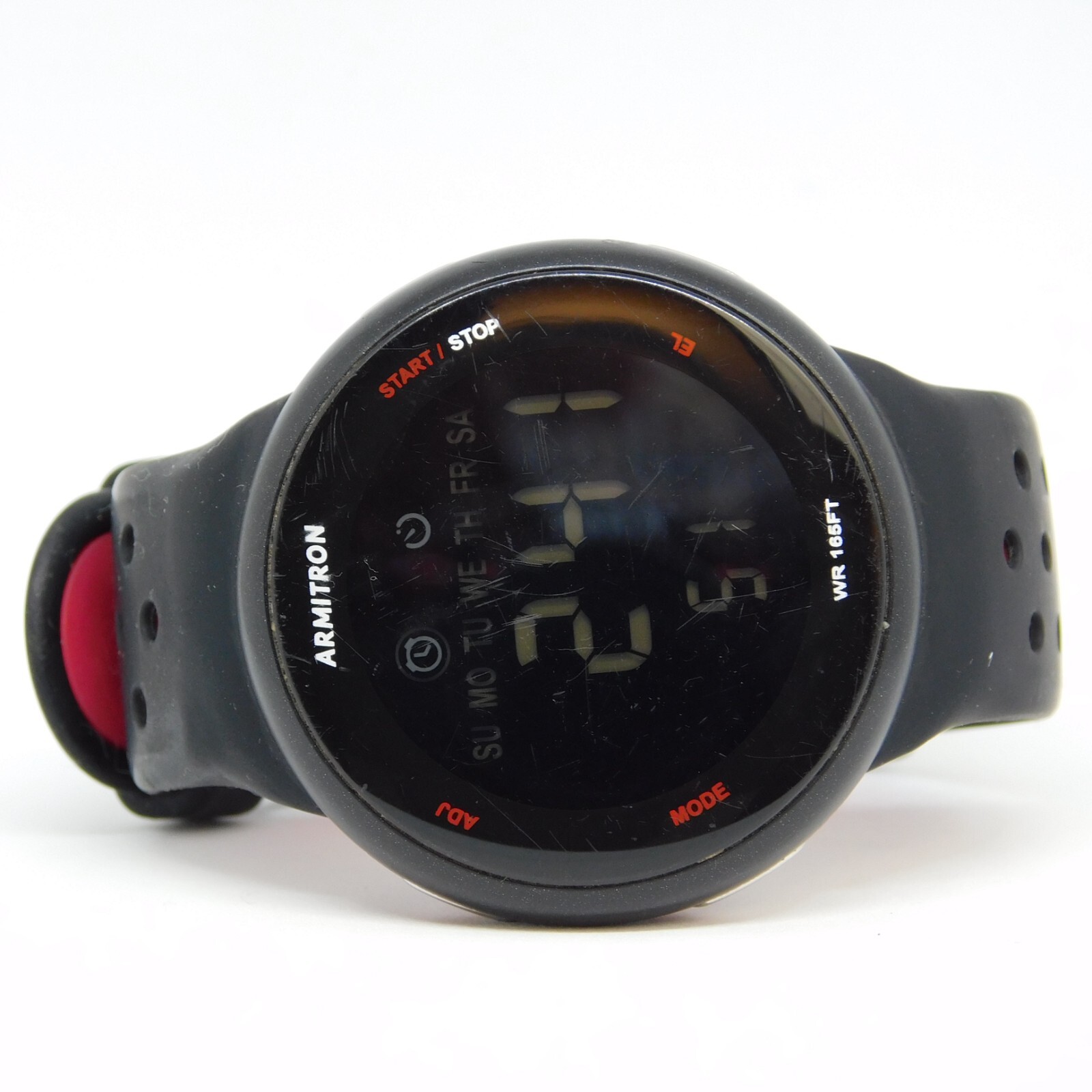 ARMITRON Pro Sport 40/8423 Acrylic Case Quartz Digital Men’s Watch New Battery