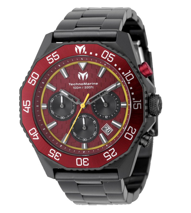 Technomarine Racing Legends Men’s 44mm Dark Red Chronograph Watch TM-525020