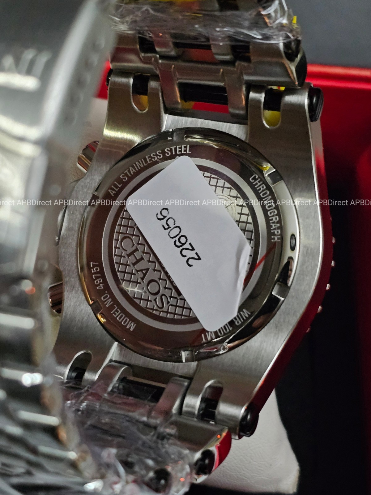 Invicta – CHAOS – Coalition Forces Silver Red – 50mm Chronograph Mens Watch