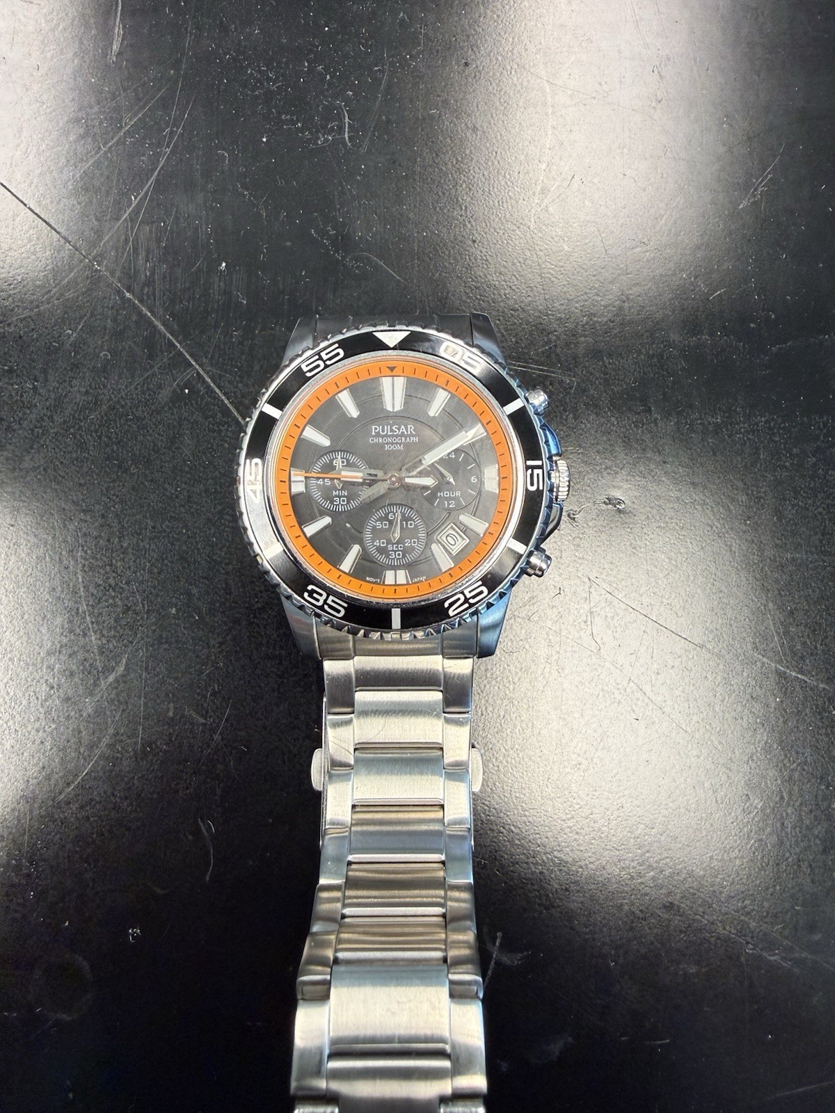 Pulsar Men’s Chronograph VD53-x001 Seiko Caliber VD53 Quartz Watch