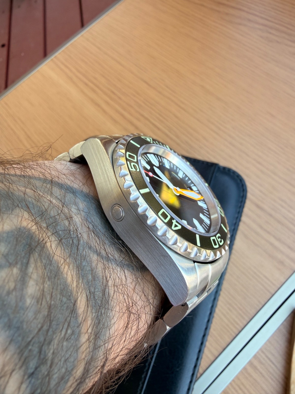 Kemmner Octopus 2000m Swiss Automatic German Dive Watch on bracelet