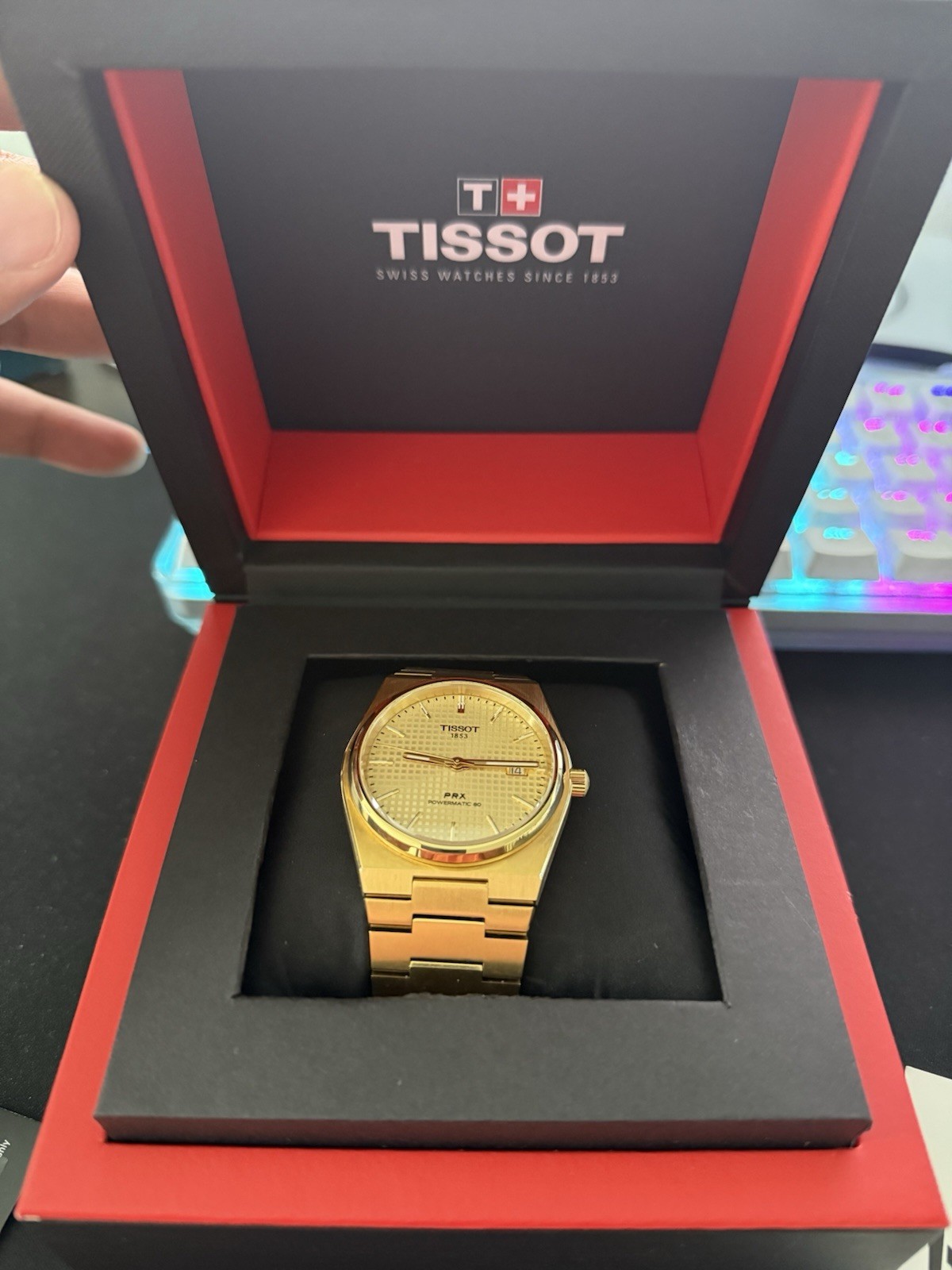Tissot PRX Gold Men’s Watch – T137.410.33.021.00