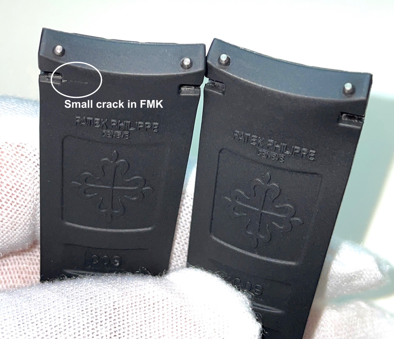 Patek Philippe C09 Polymer Strap for Aquanaut 5167 Cut to 7 Bars Remaining Used