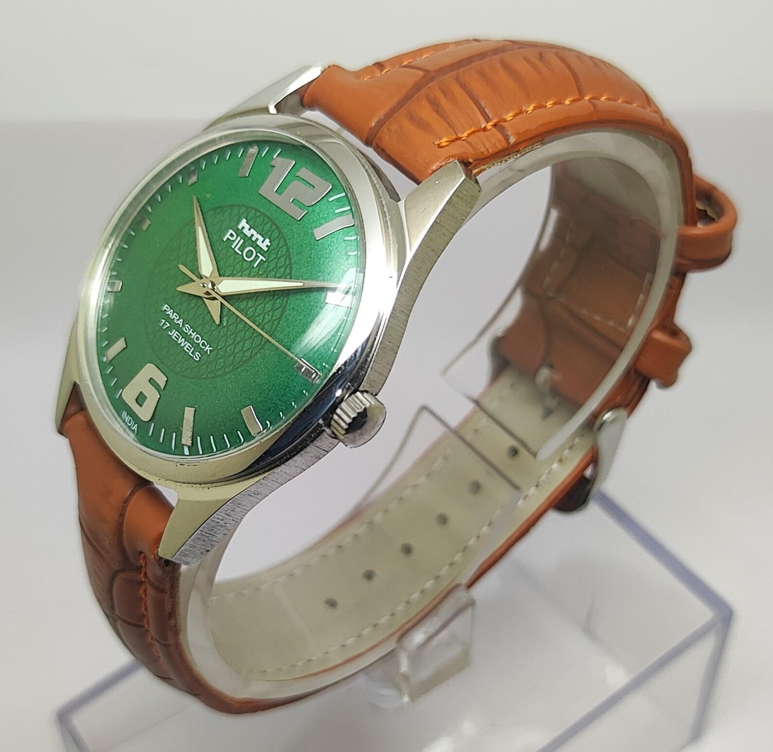 Refurbished Automatic Men’s Watch Day Date | Classic Vintage Style | Steel Strap