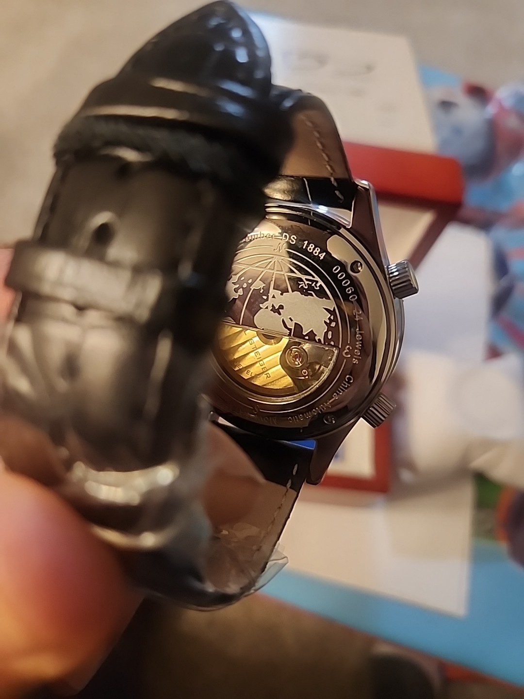 Daniel Steiger World Time 1884 24j Men’s Watch New In Box With Tags And Paper