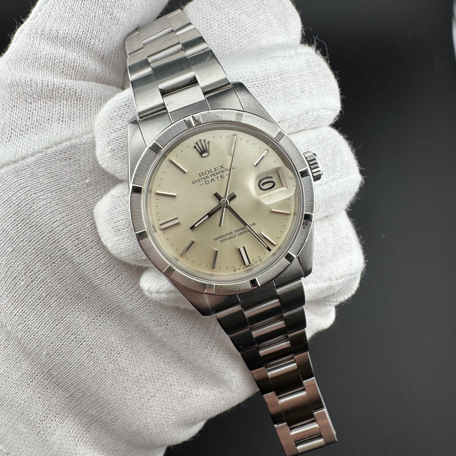 ROLEX Oyster Perpetual Date REF. 1501 Sigma Dial 34mm Automatic Watch NO TARIFFS