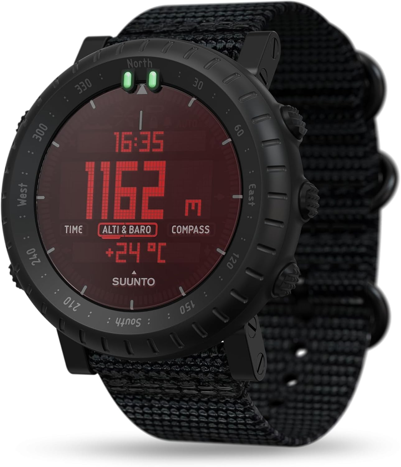 Suunto CORE ALPHA STEALTH Sports Watch – Black