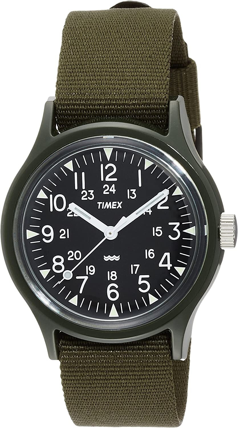 TIMEX Watch TW2P88400 Original Vietnam Camper Regular Import Green