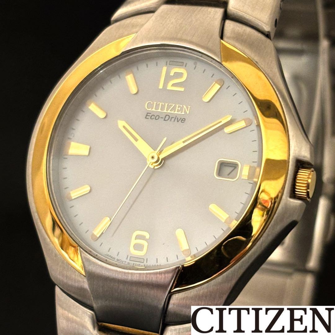 CITIZEN Item Citizen Men’s Watch Stylish Rare For Gifts Men’s Silver and Gold Co