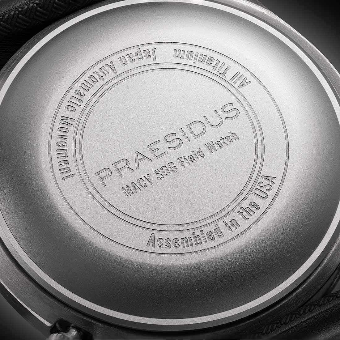 Praesidus REC SPEC Automatic Titanium Day-Date Full Light Military Men’s Watch