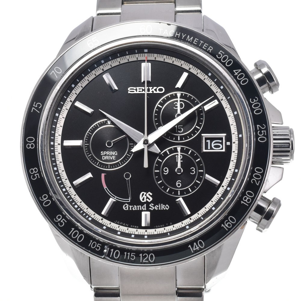 SEIKO Grand Seiko SBGB003/9R84-0AA0 Chronograph Spring drive Mens Watch J#147991